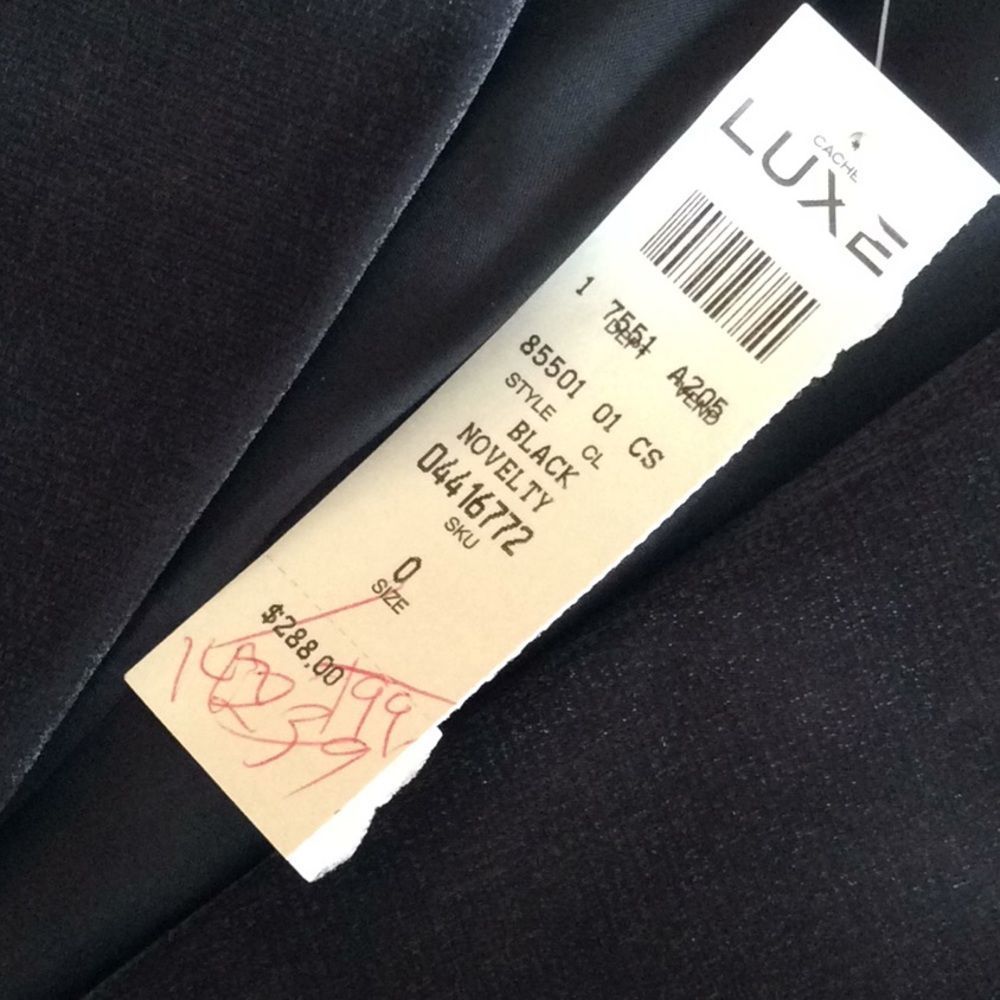 💞CACHE LUXE💞satin elegant evening suit jacket - Picture 11 of 16